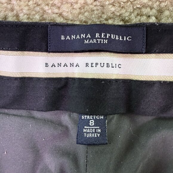 Banana Republic Pants Womens Size 8 33x31 The Martin Fit Wool Gray Bootcut E608 - Picture 4 of 13